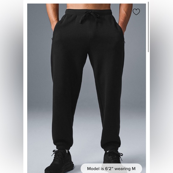 Barely worn Mens ALO triumph jogger sz L black - Picture 1 of 4